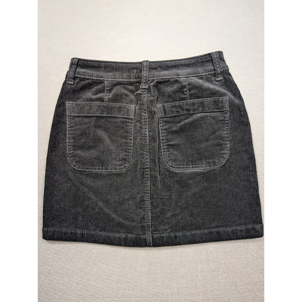 So Corduroy Zip Front Skirt Women's Sz 5 Brown Retro Y2k 90's Preppy Clueless - Picture 4 of 12